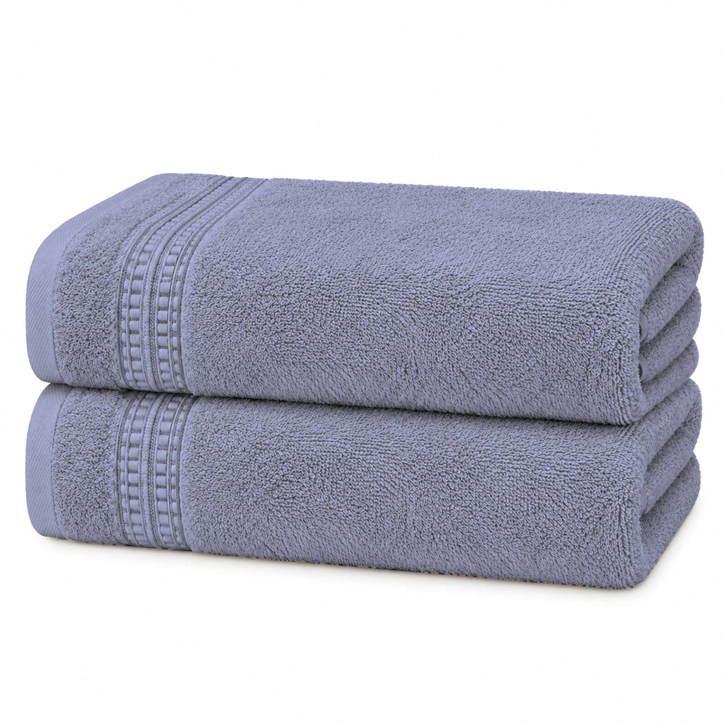 2-Piece 100% Turkish Cotton Large Hand Towel Set