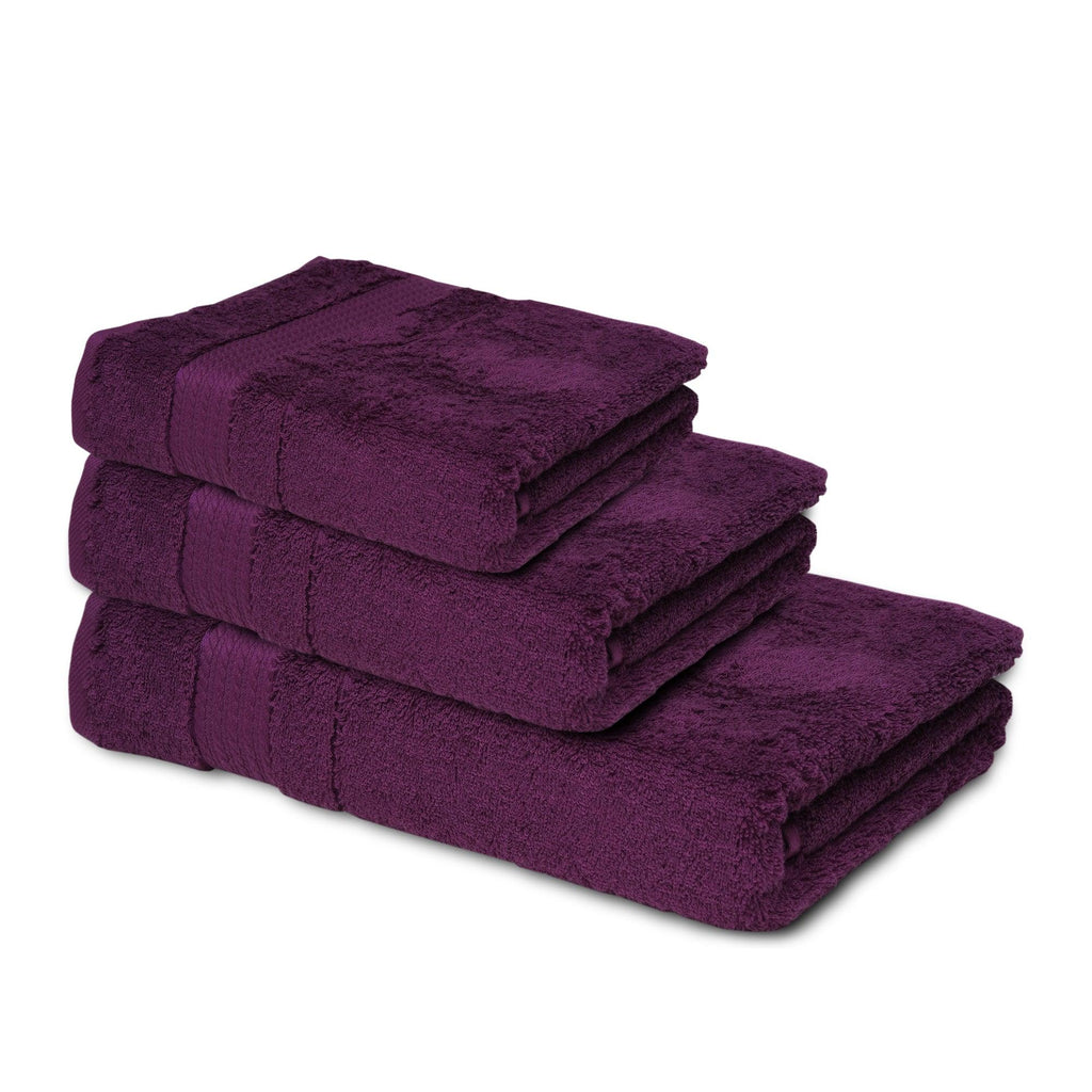 3 Pack Multi Size Bathroom Towels (Bath Towel - Hand - Towel - Washcloth) - Melissa Linen