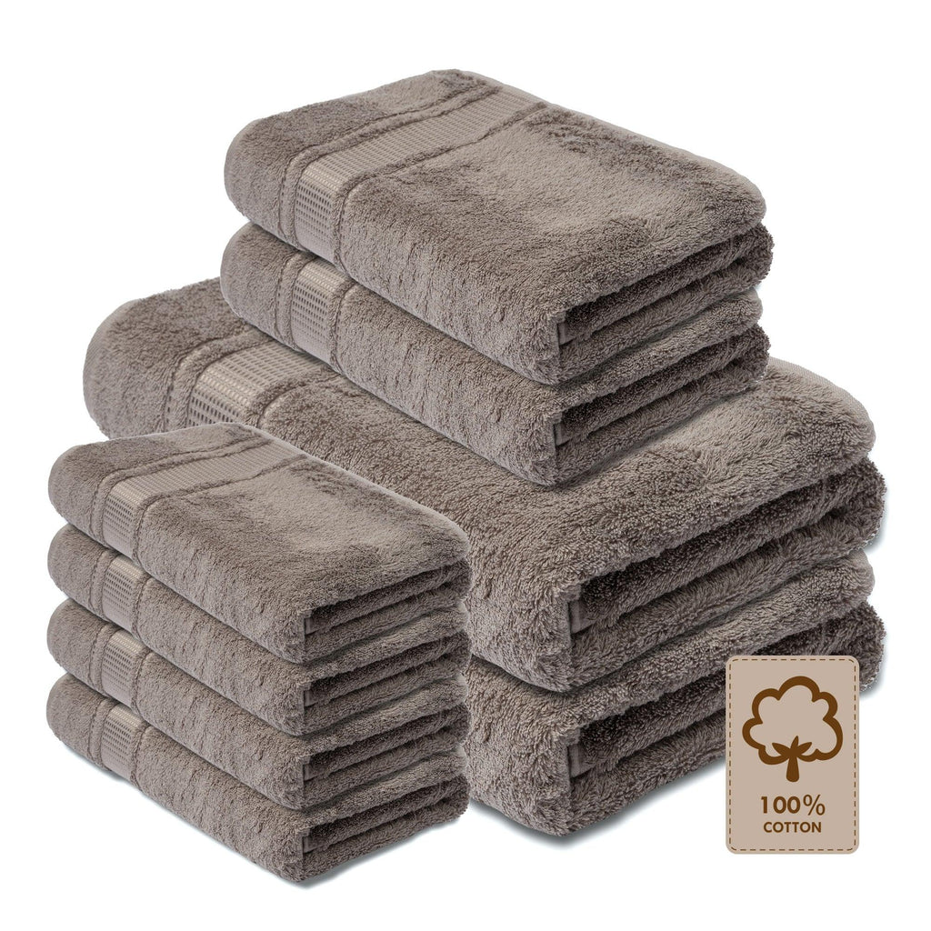 8 Pack Bath Towel Sets - Melissa Linen