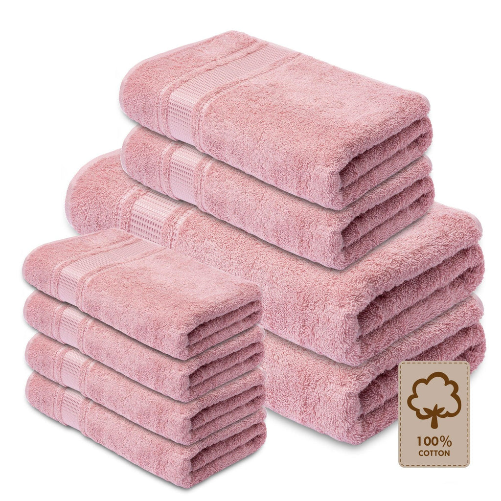 8 Pack Bath Towel Sets - Melissa Linen