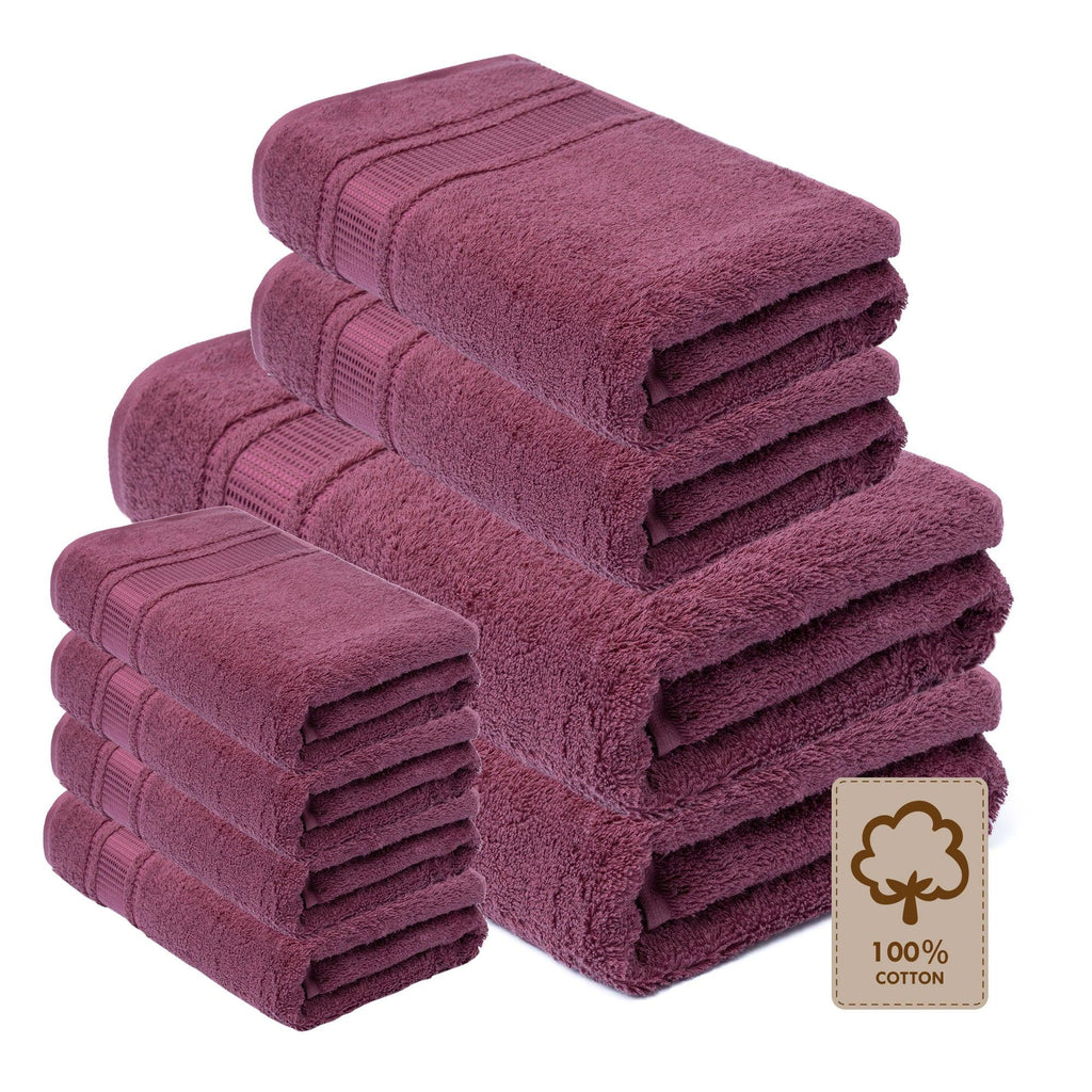 8 Pack Bath Towel Sets - Melissa Linen