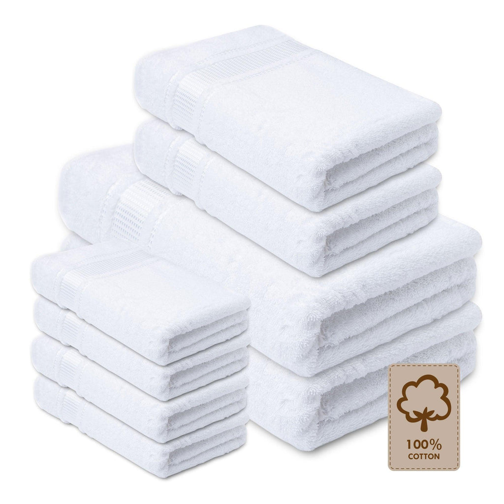 8 Pack Bath Towel Sets - Melissa Linen