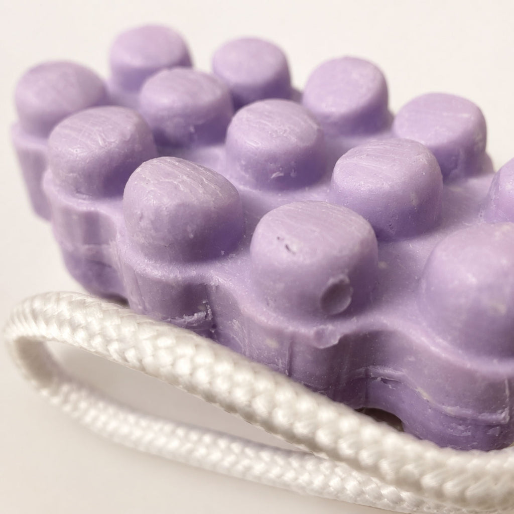 L’ Innocente Massaging Soap, 6-Piece Handmade All Natural Body Bar Soap