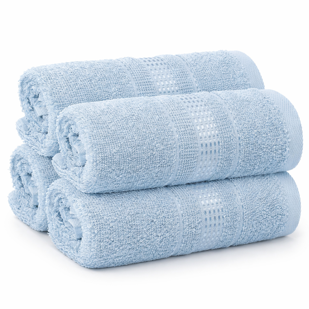 Fingertip Towels – 4-Piece Pack (Wholesale Case of 50 Sets)