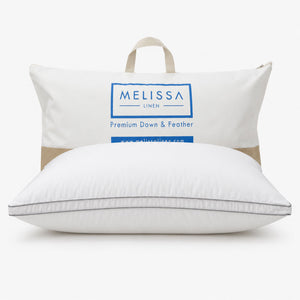 Goose Down & Feather Pillow, Queen Size