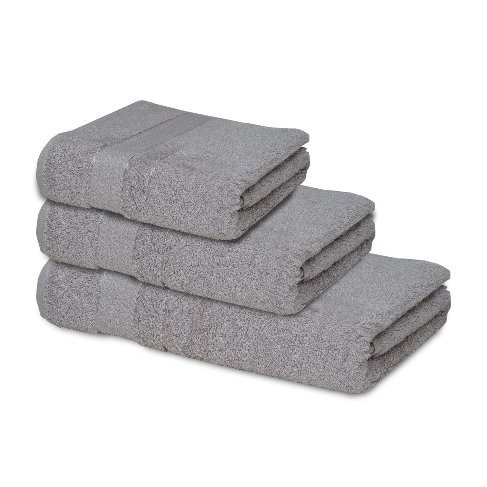 Hotel Collection Finest Elegance (2) Bath Towels & (1) Hand Towel Mica 3pc  Set