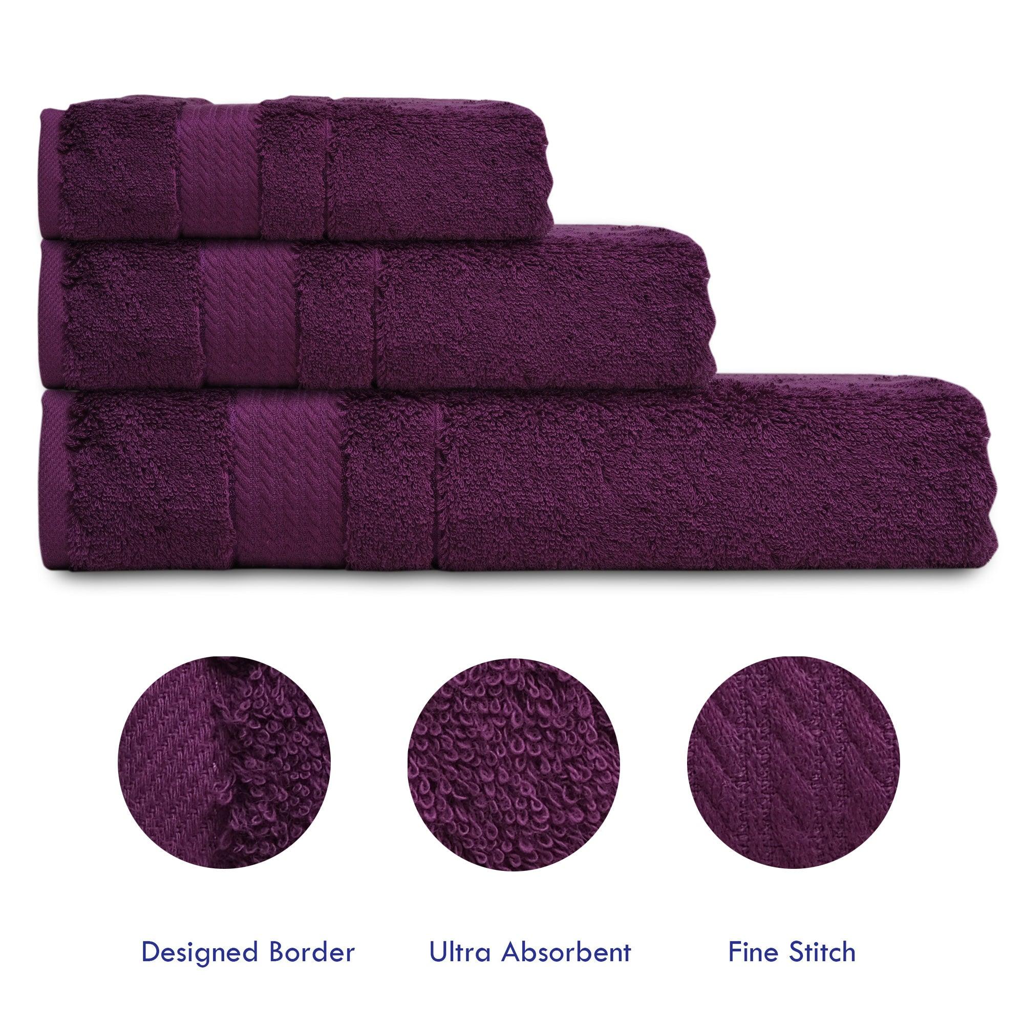 Plum colored hand discount towels