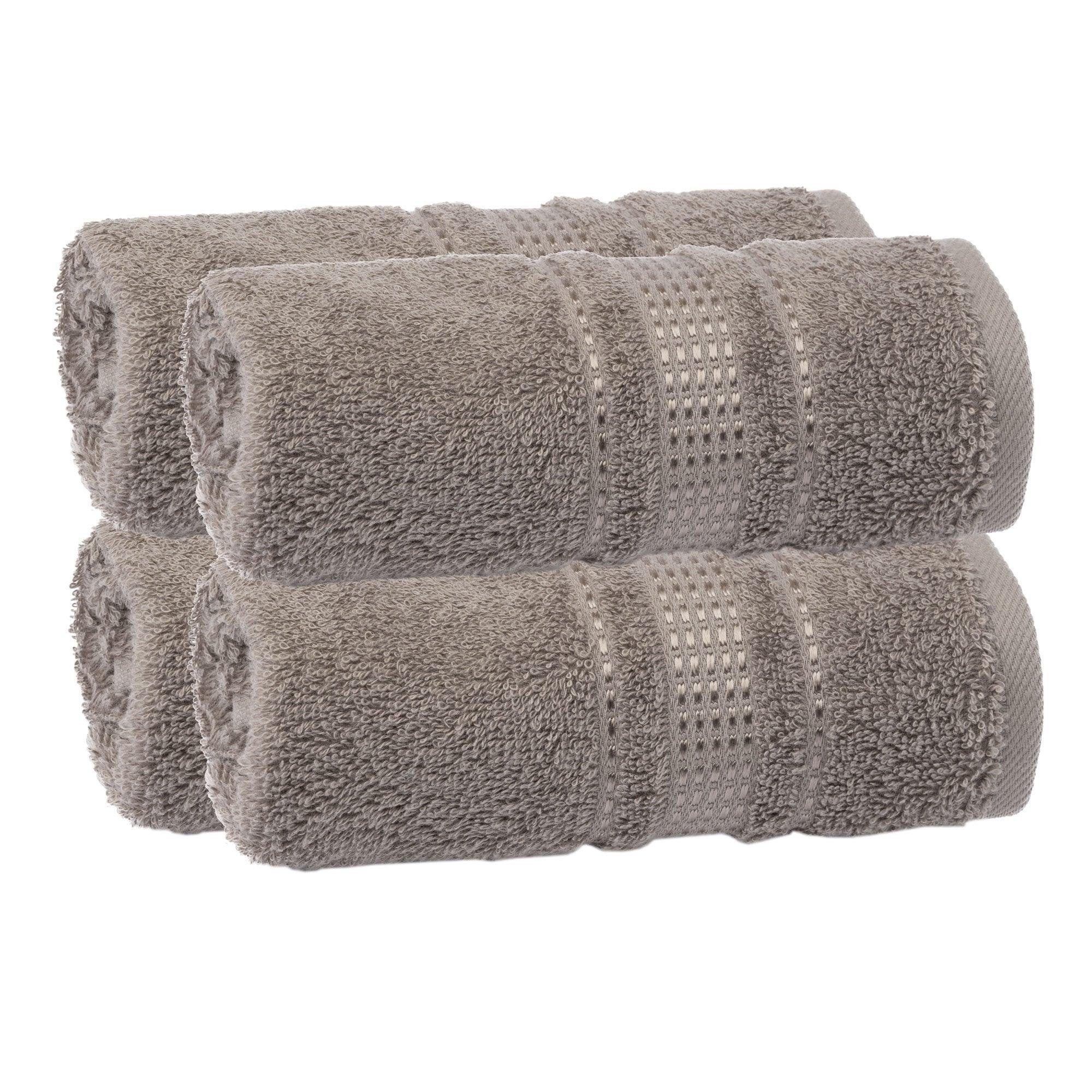 4 Pack Hand Towels for Bathroom, Fingertip Bath Towels with Hanging Loop,  Kitchen Home Microfiber Hand Towels
